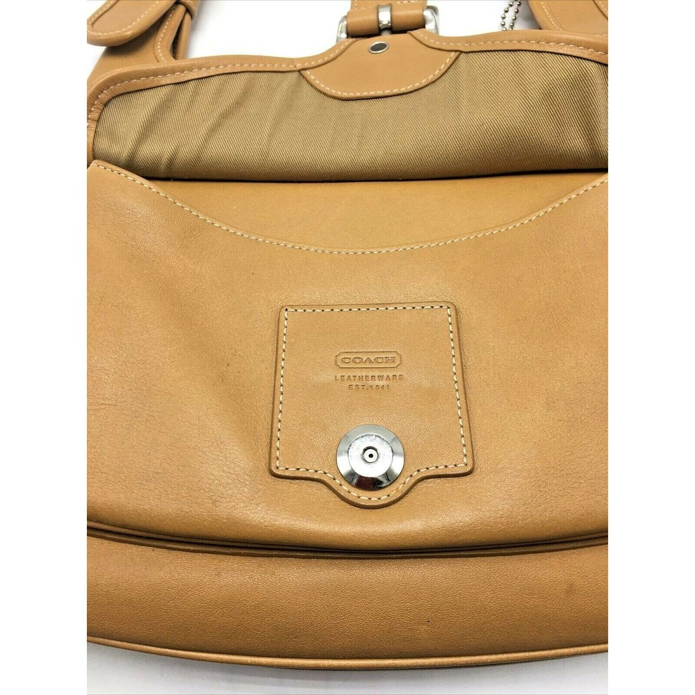 Coach Leather Legacy Saddle Bag Tan Leather Bag Gem